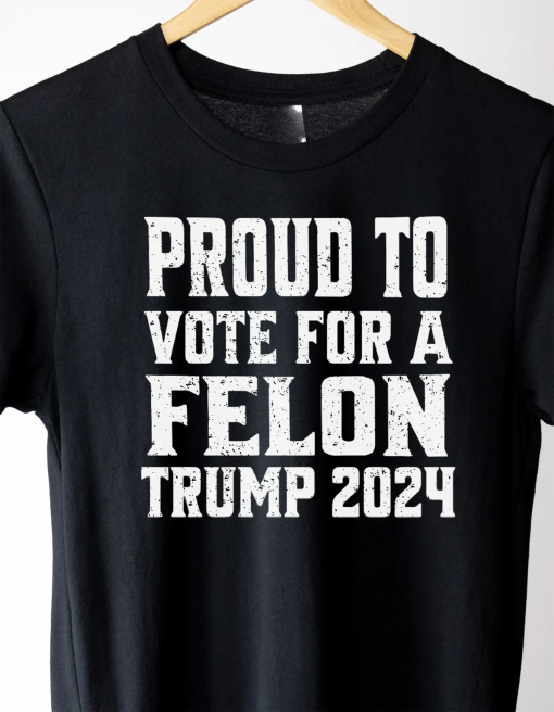 Vote For a Felon Shirt, Election Shirt, Trump 2024 Tee, Raised Right, Club Trump, Trump Train, Trump Supporter TShirt