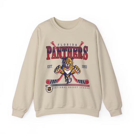 Vintage 90s Florida Panthers Shirt, Crewneck Florida Panthers Sweatshirt, Jersey Hockey Gift For Christmas