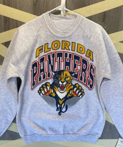 Vintage 90s Florida Panthers Crewneck Sweatshirt, Florida…