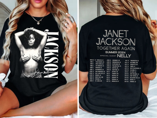 Janet Jackson Concert Tour Shirt, Vintage Janet Jackson Shirt, Funny Janet Jackson Trendy Shirt, Fans Gift 2024