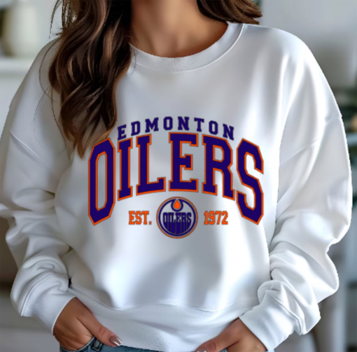 Edmonton Oilers, Sports Crewneck, NHL, Hockey Season, Stanley Cup, Unisex Sweatshirt, Stocking Stuffer, McDavid, Draisaitl, La Bamba