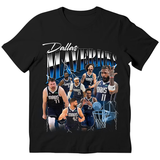 Dallas Basketball Shirt Luka Doncic Kyrie Irving Tim Hardaway Jr. Daniel Gafford P.J. Washington Maxi Kleber Shirt