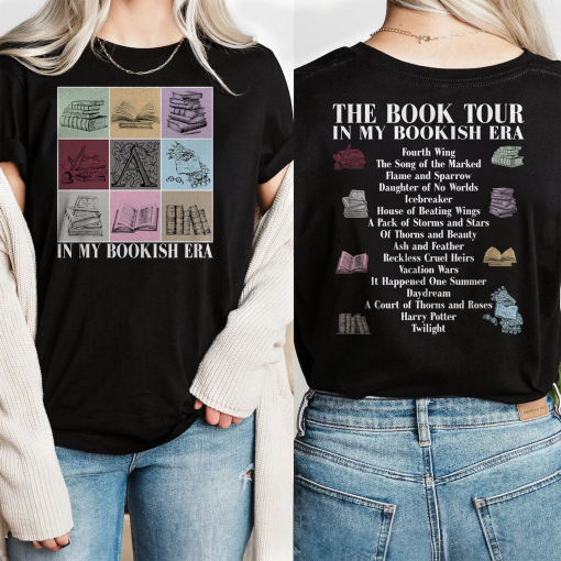 In My Bookish Era Unisex, In My Bookish Era Shirt, The Book Tour Shirt, Book Lover Gift Clothing, Back To School Clothing