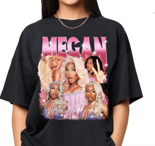 Megan Thee Stallion In Pink Shirt