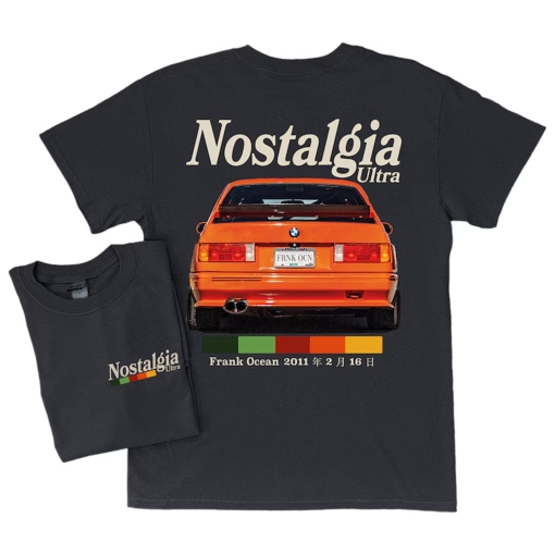 NOSTALGIA ULTRA v2 Front & Back Design Short Sleeve Shirt | blond album | music gift | vintage style tee | y2k | Trends Original