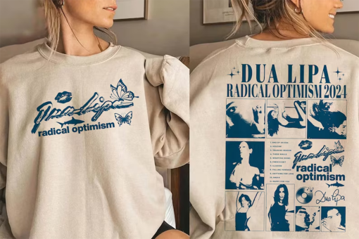 Dua-lipa 2side Radical Optimism Album Sweatshirt, Radical Optimism Graphic tshirt, Dua-lipa Shirt, Gift For Fan