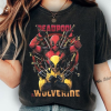 Deadpool Mario Super Merc Shirt, Wolverine Deadpool Movie Tee, Superhero Best Friends Shirt, Retro Superheroes Movies Fan Gift Shirt