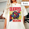 Deadpool And Wolverine Comffort Color Shirts, Deadpool And Wolverine Movie 2024 Shirt, Superhero Best Friends Shirt, Deadpool 3 Movie Shirts