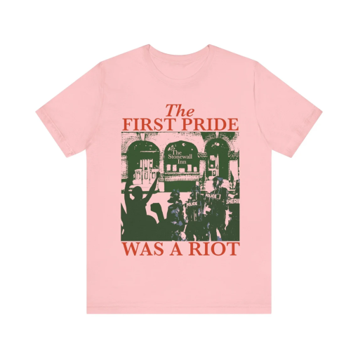 The first pride was a riot | queer riot | queer liberation | queer punk | queer owned shop | be gay do crime | subtle pride shirt | acab