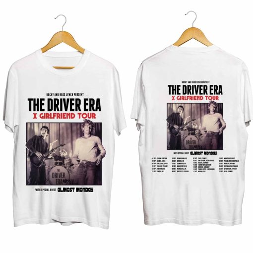 The Driver Era – X Girlfriend Tour EU UK 2024 Shirt, The Driver Era Band Fan Shirt, The Driver Era 2024 Concert Shirt, X Girlfriend 2024 Tee