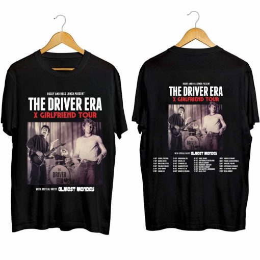 The Driver Era – X Girlfriend Tour EU UK 2024 Shirt, The Driver Era Band Fan Shirt, The Driver Era 2024 Concert Shirt, X Girlfriend 2024 Tee