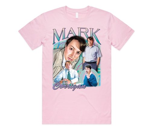 Mark Corrigan Homage T-shirt Tee Top Funny British TV Show Gift Super Hand Mens Womens