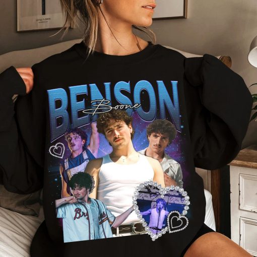 Limited Benson Boone Vintage T-Shirt, Benson Boone 90s Bootleg Style Shirt, Gift For Women and Man Unisex T-Shirt