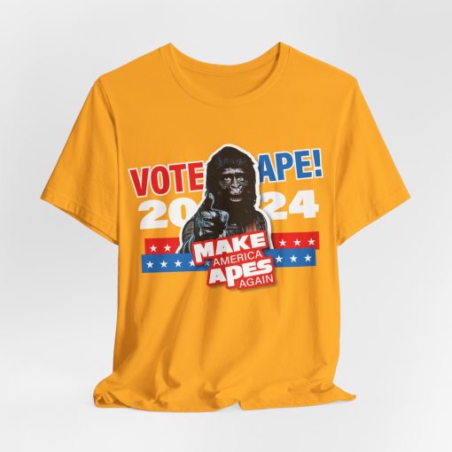 Vote Ape T-Shirt, Planet of the Apes, Political Shirt, Make America Apes Again, Funny Ape Shirt, Kingdom of the Planet of the Apes