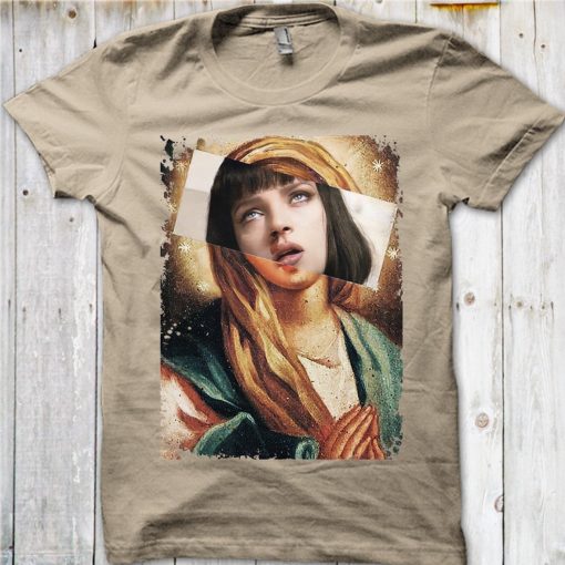 Pulp Fiction MIA Wallace Madonna printed t-shirt 9081