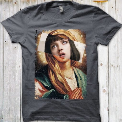 Pulp Fiction MIA Wallace Madonna printed t-shirt 9081