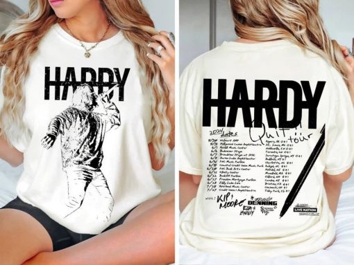 2024 Hardy Quit Tour T-Shirt, Hardy 2024 Concert Shirt, Hardy Fan Gift Shirt, Hardy Tour Merch, Hardy Country Music, Hardy 90s Vintage Shirt