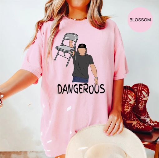 Dangerous Wallen Chair, Morgan Wallen Tshirt, Morgan Throwing Chair In Nashville Shirt, Country Music Fan Tee