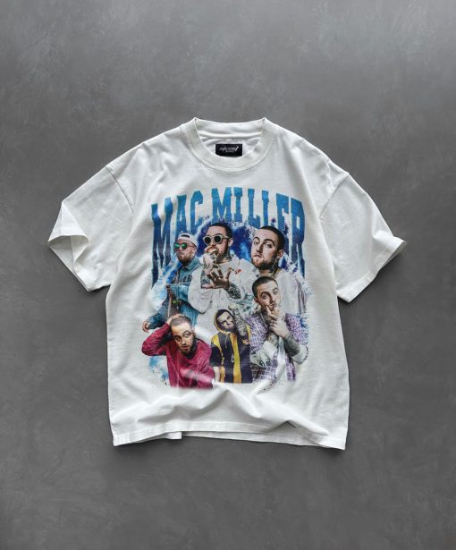 Mac Miller T-Shirt Limited Hip Hop Graphic Tee Mac Miller Merch Self Care Swimming Circles GO:OD AM, Kids Hip Hop 90s Bootleg Vintage Shirt