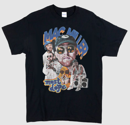 Mac Miller Circles T shirt ~ Mac Miller Merch ~ Vintage Style Rap T shirt ~ Gift for him ~ Gift for her ~ Mac Miller Inspired