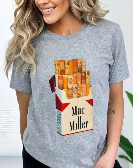 Mac Miller Cigarette Box Vintage Sweatshirt 90s Mac Miller Merch Hoodie Shirt Graphic Tees Mac Miller Shirt Handmade Clothing Mac Miller