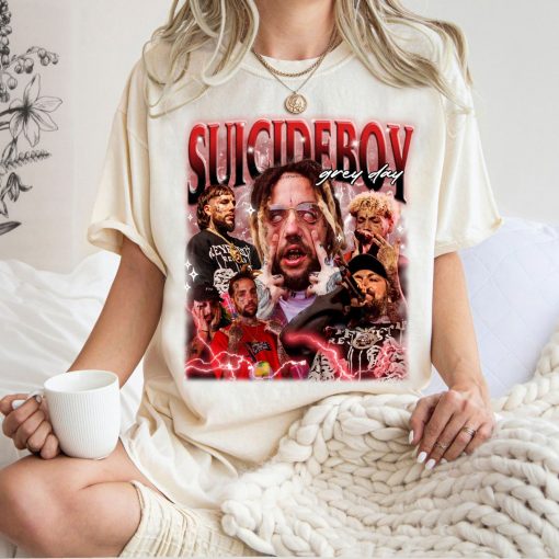 Vintage Style Suicideboy 90s T Shirt Sweatshirt Hoodie, Suicideboy Bootleg Shirt, Retro 90s Sweater, Gift For Woman Man Unisex Shirt