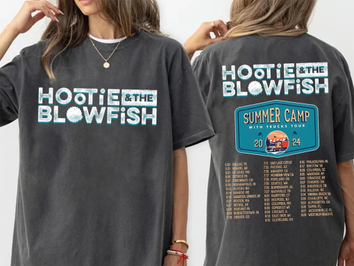 Hootie And The Blowfish – Summer Camp with Trucks Tour 2024 Shirt, Hootie And The Blowfish Band Fan Shirt, Hootie And The Blowfish Tour Tee