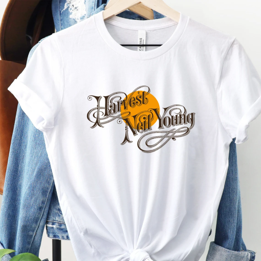 Neil Young Vintage Tshirt – Old School Band – Neil Young T-Shirt for Music Lover – Classic Rock Tee – Gift for Music of Neil Young Tee