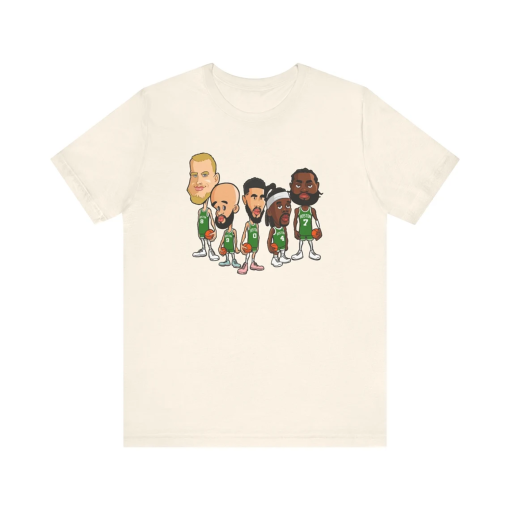 Boston Celtics, Finals, NBA Basketball t-shirt, Basketball fan, Jason Tatum, Jrue Hoilday, Derrick White, Jalen Brown, caricature