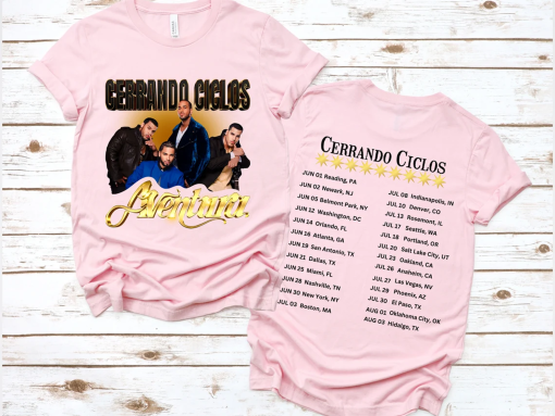 Two-sided Aventura Tour Shirt, Aventura Bachata Graphic Shirt, Aventura Concert Group Shirt, Romeo Santos Shirt, Unisex Shirt