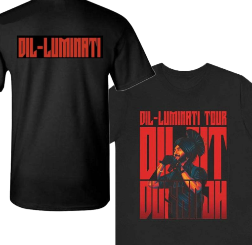 DILJIT DOSANJH 2024 Dil-Luminati Tour T-shirt, Concert Shirt, Diljit Fan Favorite, Punjabi Singer, Desi Apparel, Unisex Tee