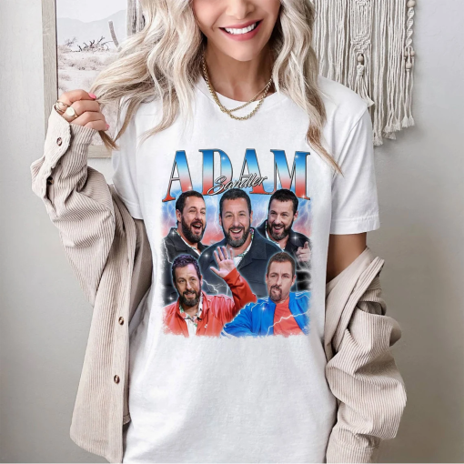 Vintage Adam Sandler Shirt, American Comedian Bootleg Tee, Adam Sandler Homage Shirt, Vintage 90s Actor Shirt