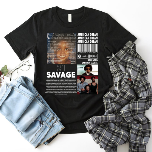 21 Savage Album Shirt, American Dream Album shirt