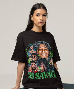 Vintage 21 Savage Album Shirt, 21 Savage…