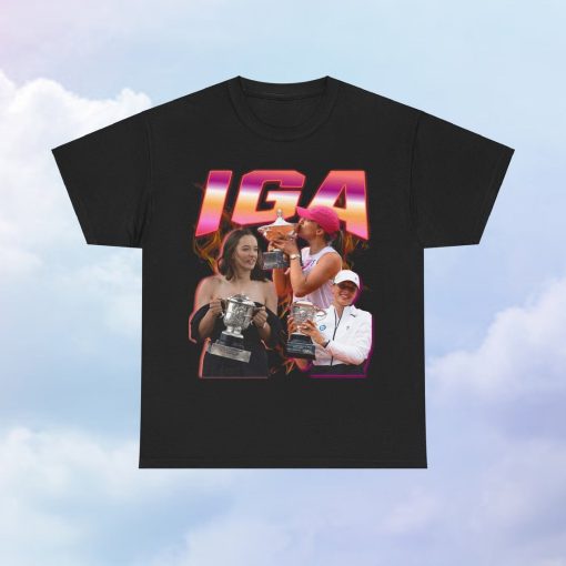 IGA SWIATEK TEE | wta tour, iga swiatek Merch, iga swiatek tshirt, iga swiatek fan tee, womens tennis, iga tennis, team iga