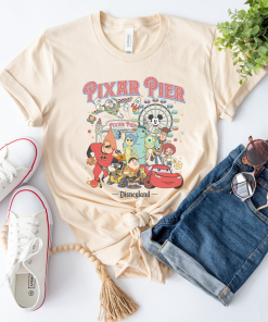 Vintage Pixar Pier Disneyland Shirt, Disneyland Pixar…