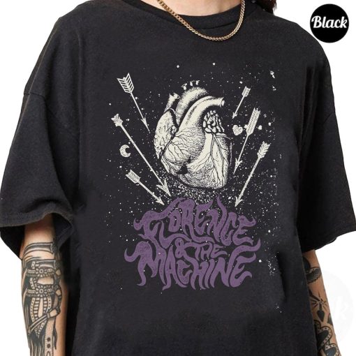 Florence And The Machine Shirt, Vintage Florence And The Machine Album Lyrics Art Tattoo Sweatshirt