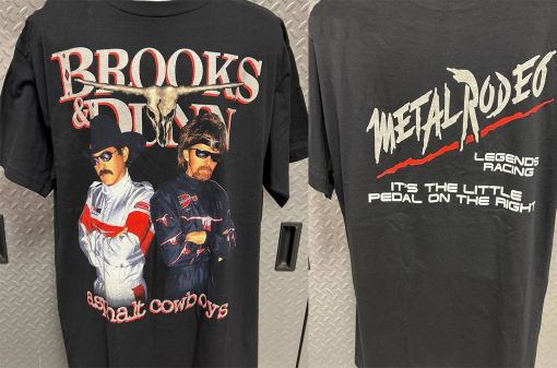 Cool  Brooks And Dunn Shirt, Racing Team Crewneck Long Sleeve