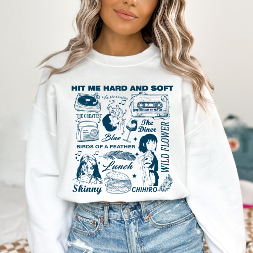 Hit Me Hard And Soft Tracklist Tshirt Hoodie Sweatshirt