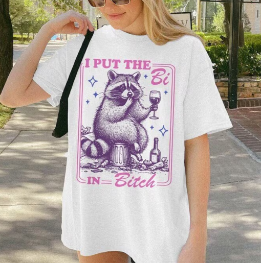 I put the bi in bitch | bisexual shirt | bi pride shirt | subtle bisexual | pride merch | funny bisexual | bi clothing | bisexual sweater