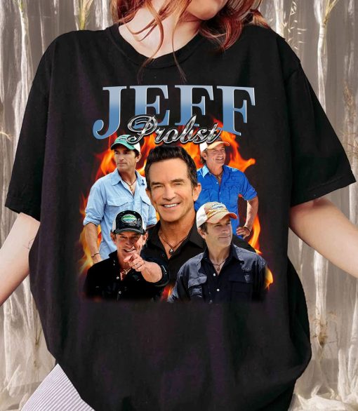 Vintage Jeff Probst Shirt, Jeff Probst Presenter Homage Sweatshirt, Television Presenter Tee,TV Producer Shirt