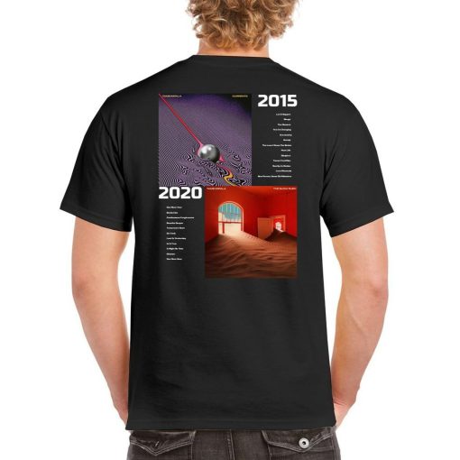 Tame Impala Currents & The Slow Rush Album Cover Tee Shirt Unisex Heavy Cotton T-Shirt