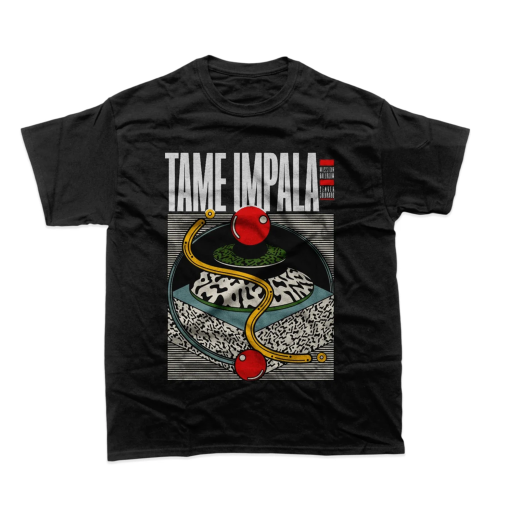 Tame Impala Unisex T-Shirt – The Slow Rush Album Tee – Music Band Graphic Shirt – Printed Music Poster For Gift