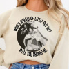 Fearsome Wretched Wrong Shirt White Witchy Crystal Ball Design Who’s Afraid Of Little Old Me Unisex Crewneck Tshirt Graphic Tee TTPD Merch