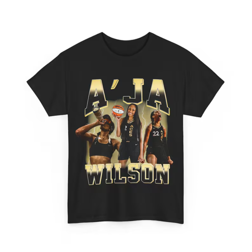 A’ja Wilson | Vintage Style Rap Tee | T-Shirt