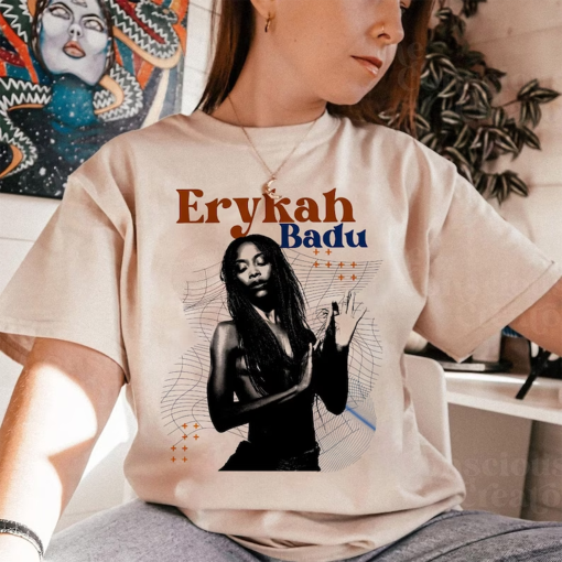 Erykah Badu Graphic tour Shirt, Erykah Badu concert shirt, Erykah Badu 2024 shirt, Gifts for Fans, 90s Music Rock, Gift For Women shirt