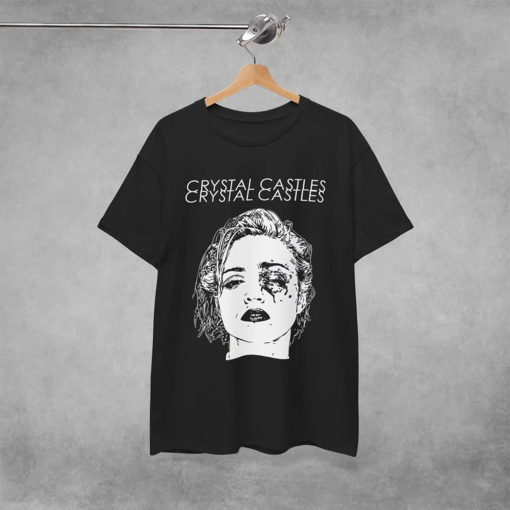 Crystal Castles Unisex T-Shirt – Molchat Doma – 100 Gecs – Laura Les – Alternative Music Poster for Gift