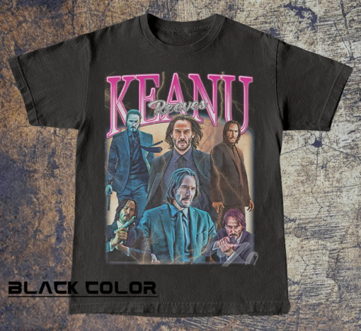 Vintage KEANU REEVES Shirt, Keanu Reeves Homage Tshirt, Keanu Reeves John Wck Tee, Keanu Cyberpunk Retro 90s Movie, Keanu The One