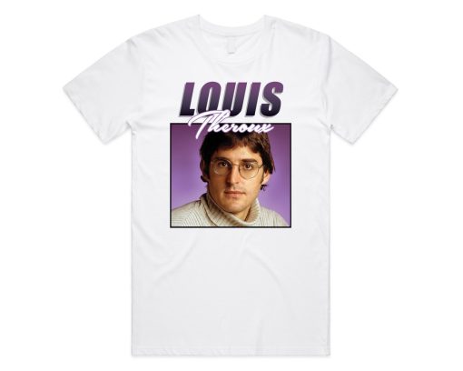 Louis Theroux Homage T-shirt Tee Top Retro 90’s Vintage Funny TV Documentary Icon