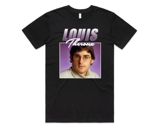 Louis Theroux Homage T-shirt Tee Top Retro 90’s Vintage Funny TV Documentary Icon